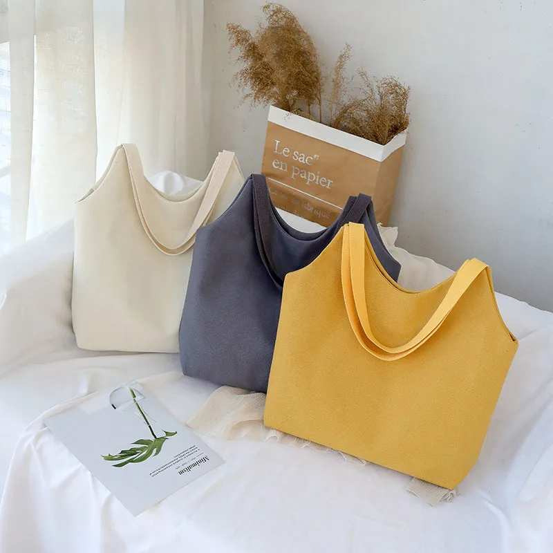 Парусиновая плотная большой вместимости цветная простая повседневная женская