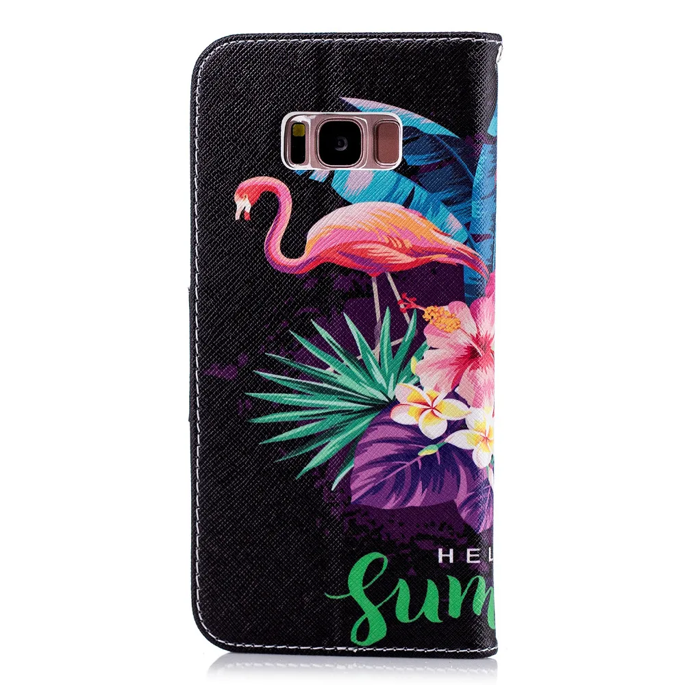 Для samsung S8 + Случаи кожаный чехол для Galaxy плюс бумажник откидная крышка SM G955F