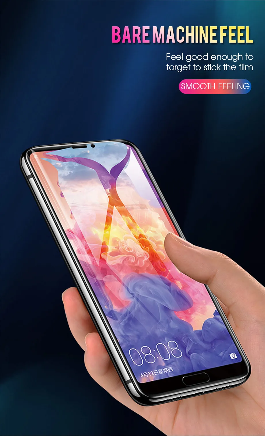 Полностью покрывающая Гидрогелевая пленка для huawei Honor 8 9 10 Lite, Защитная мягкая изогнутая Защитная пленка для huawei P20 Pro P9 P10Lite