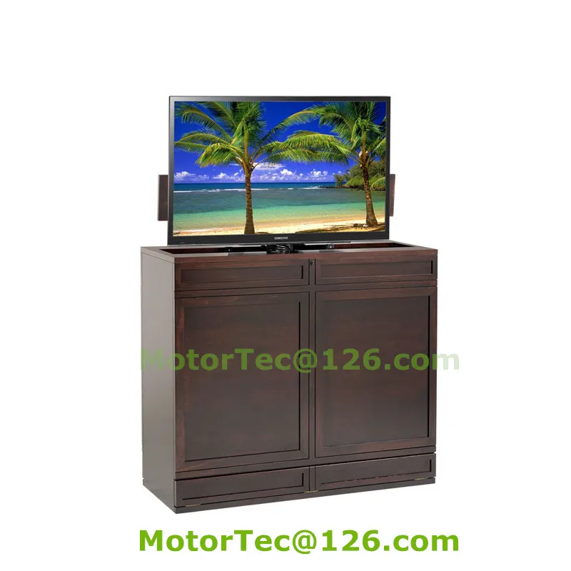 350 мм ход автоматический подъемник телевизора с крепежными кронштейнами для 26-60