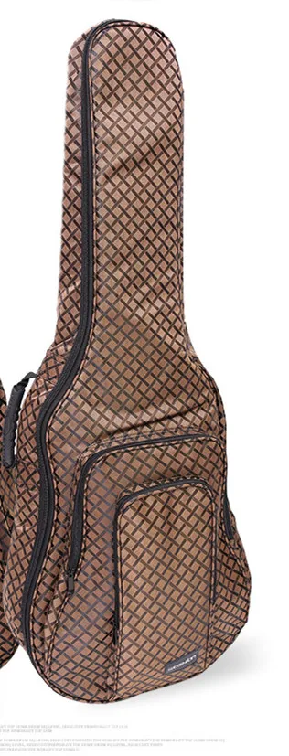 36 inches bag Водонепроницаемый толстый мягкий портативный 34 36 дюймов Классическая акустическая гитара сумка Мягкий чехол gig Обложка рюкзак с двойным ремешком - Цвет: 36 inches bag