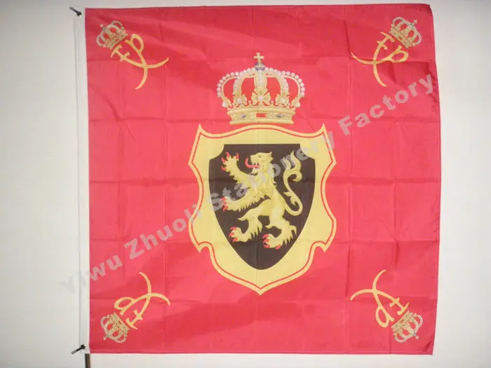 

Belgium Royal Flag 120X120cm (4x4FT) 120g 100D Polyester Double Stitched High Quality Free Shipping