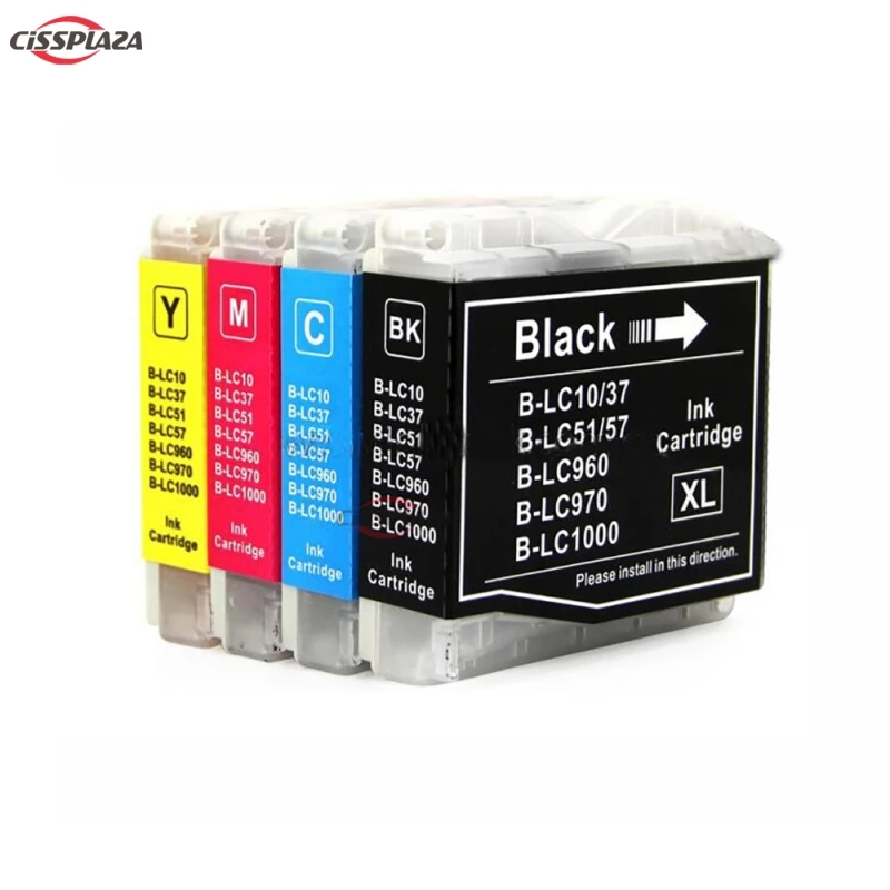 CISSPLAZA 3 комплекта LC37/LC51/LC57/LC960/LC970/LC1000 совместимые картриджи для Brother DCP 130C 150C 153C MFC 240C