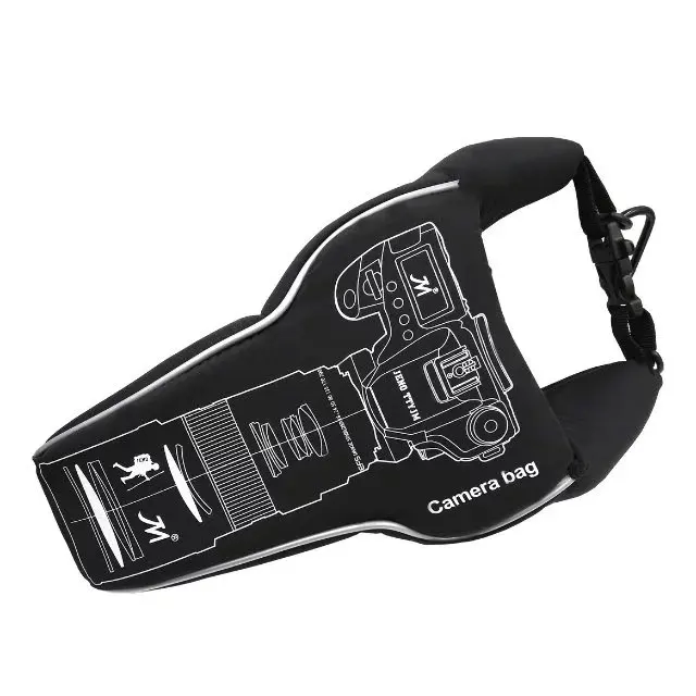 Black M Новая цифровая DSLR камера видео сумка SLR Камера сумка для nikon/canon/sony/fujifilm/pentax/samsung фотографа - Цвет: Black M