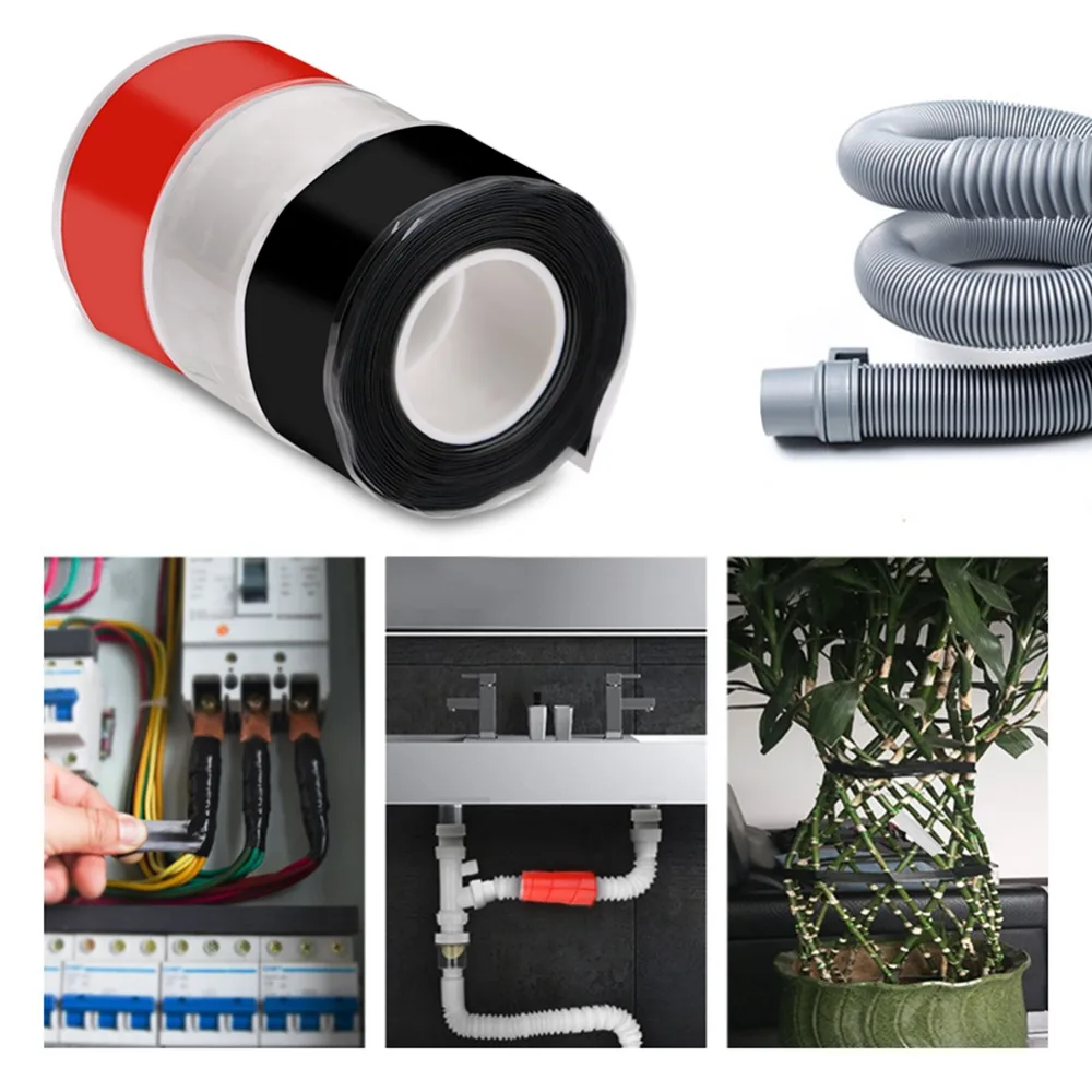 3 м Водонепроницаемый силиконовый производительность ремонтная лента связи