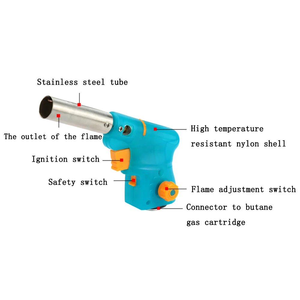 Легкая и компактная газовая горелка Бутановая с электронным зажиганием