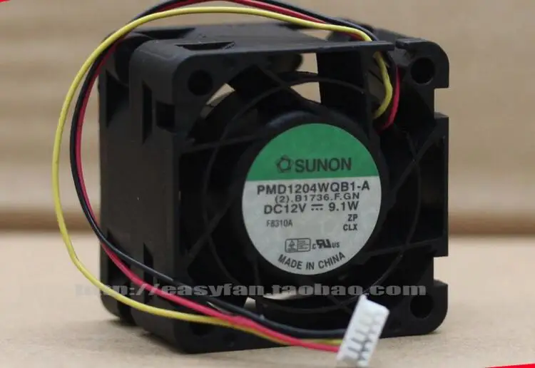SUNON PMD1204WQB1-A (2).B1736.F.GN DC 12V 9,1 W 40x40x28mm вентилятор охлаждения сервера