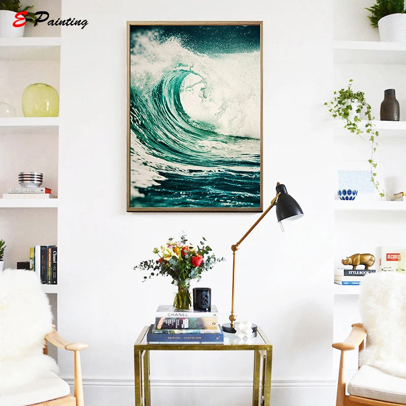 Dock Art Sea Print Black and White Photography Greece Ocean Poster Wall Decor Canvas Painting Picture | Дом и сад