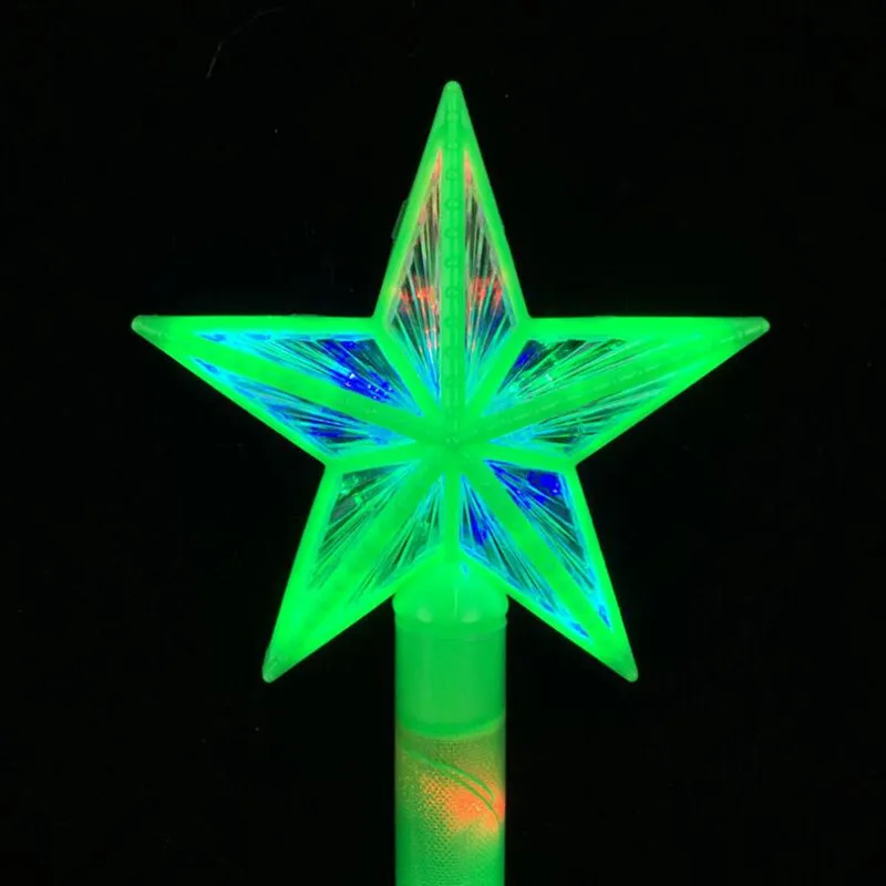 

Star LED Flashing Sticks Kids Glowing Magic Wand Sticks Bar KTV Cheering Props Toy Gift Halloween Glow Party Supplies