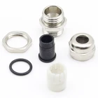 3 шт. из нержавеющей стали PG7 3,0-6,5 мм водонепроницаемый разъем кабельный ввод