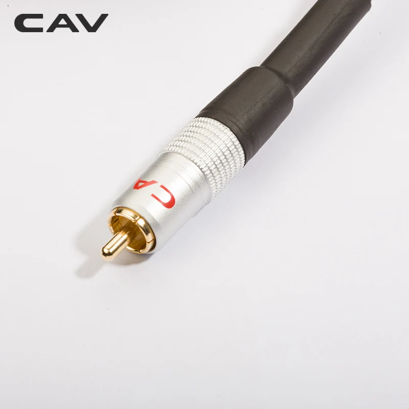 Цифровой коаксиальный кабель CAV RCA-RCA Hi-Fi аудио провод цифровой аудиосигнал для ТВ