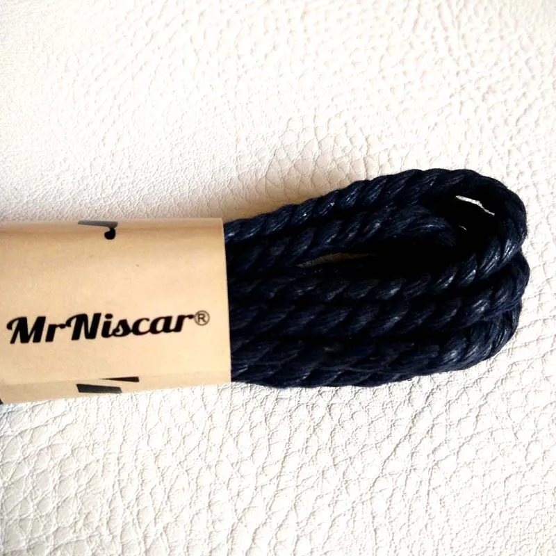 Mr. Niscar/5 пар, Круглый хлопковый, вощеный шнурок Пейсли, водонепроницаемые Вощеные шнурки для обуви, шнурки для обуви, шнурки для обуви