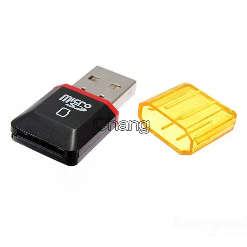 Горячая Алмазная USB 2,0 высокоскоростная Micro SD SDHC TF кард-ридер Поддержка 128 МБ-32 Гб