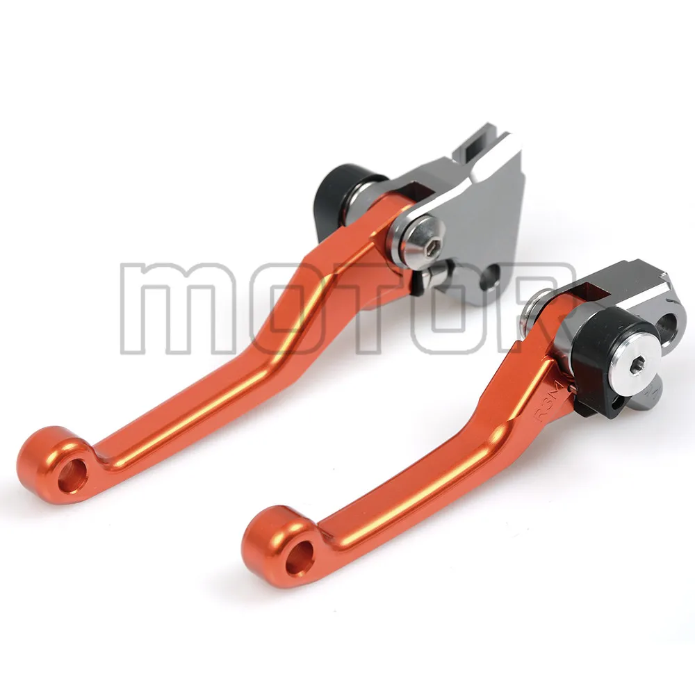 Orange Пит Байк с ЧПУ сцепления Тормозные ручки для Бета 350 RR 4 т 2012- 390 RR 4 т- RR/RS 4 т стороны двигателя складной рычаг - Цвет: Orange
