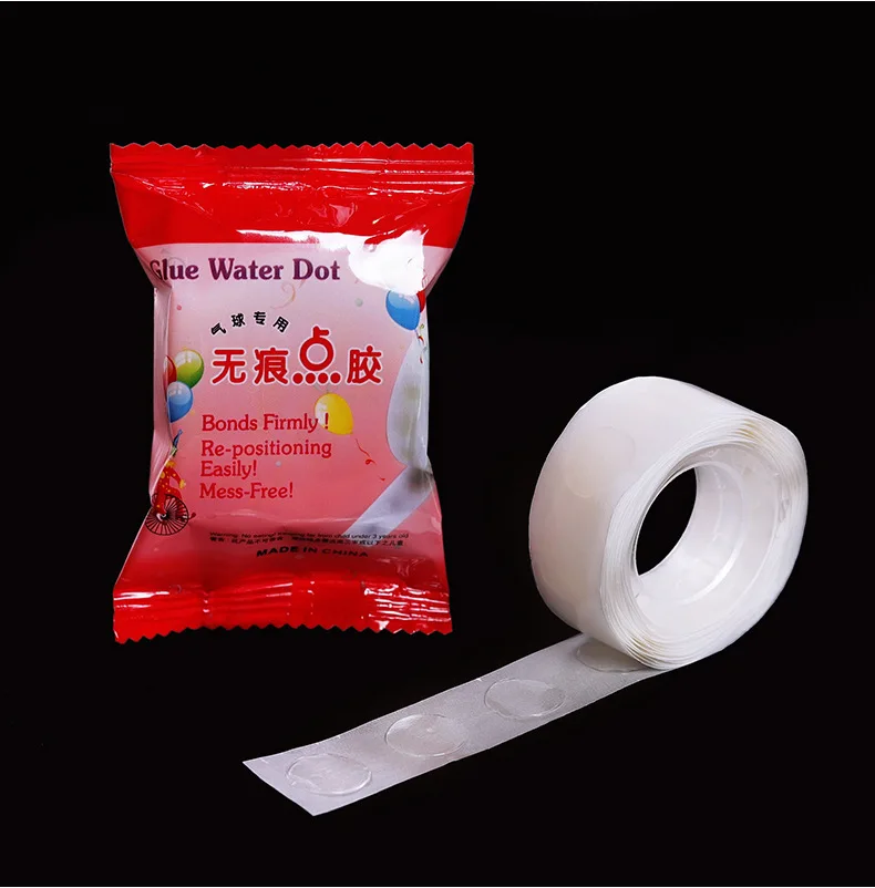 100pcs/roll Dot Sticky Double Sided Rubber Adhesive Balloon glue Party Wedding Decor Baby Shower Birthday Party Decorations Kid