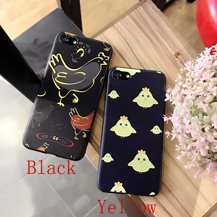 Телефон Case Творческий Мультфильм Рельеф Мягкий Ультра Тонкий Противоударный