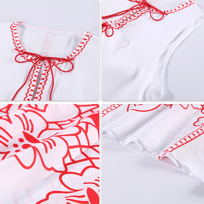 Платье-Макси женское с цветочным принтом пляжный хлопковый Свободный Длинный