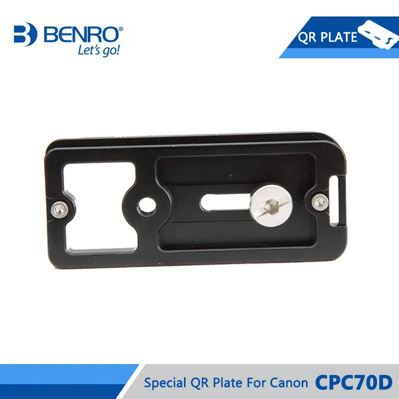 BENRO CPC70D QR пластина алюминиевая БЫСТРОРАЗЪЕМНАЯ специальная для камеры Canon 70D ARCA