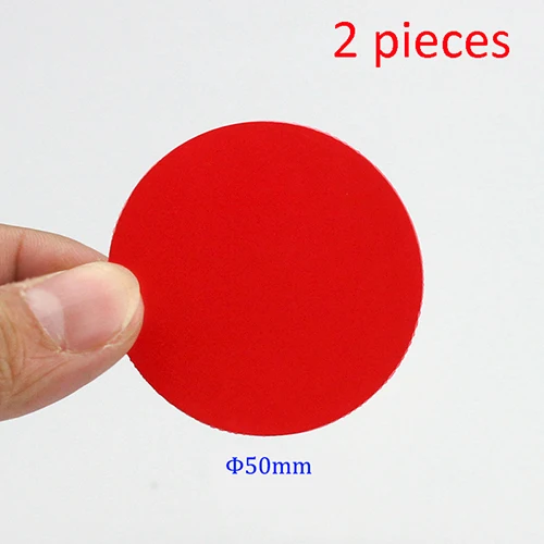 2 шт. 50 мм Круглый супер сильный двухсторонний прозрачный акриловый пенистый клей