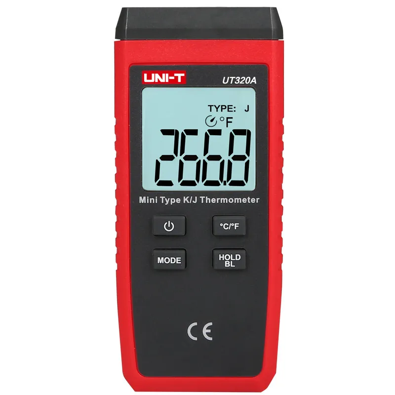 UT320A UNI-T мини-термометр контактного типа; UT320A/UT320D промышленный контактный термометр/термопара термометр - Цвет: UT320A