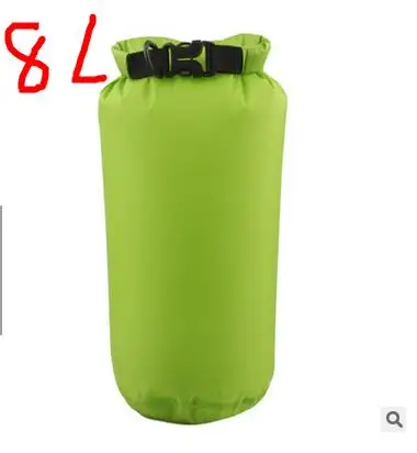 8l-green Luckstone 8L 15L ультралегкий Водонепроницаемый Открытый сухой сумки Красочные Складные портативные мешки для кемпинга Пешие прогулки спасательный жилет - Цвет: 8l-green