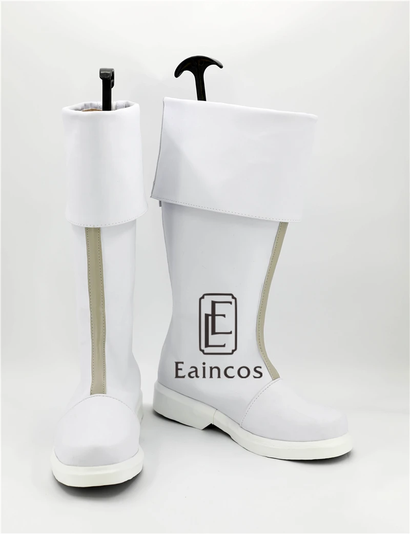 Anime My Hero Academia Todoroki Shoto Cosplay Party Shoes White Boots Customized Size | Тематическая одежда и униформа