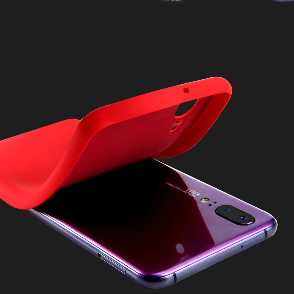 Original Liquid Silicone Case For Huawei P30 Pro Soft Gel Rubber Phone Cover Protective P20 Lite Nova 3E 4E Capa | Мобильные