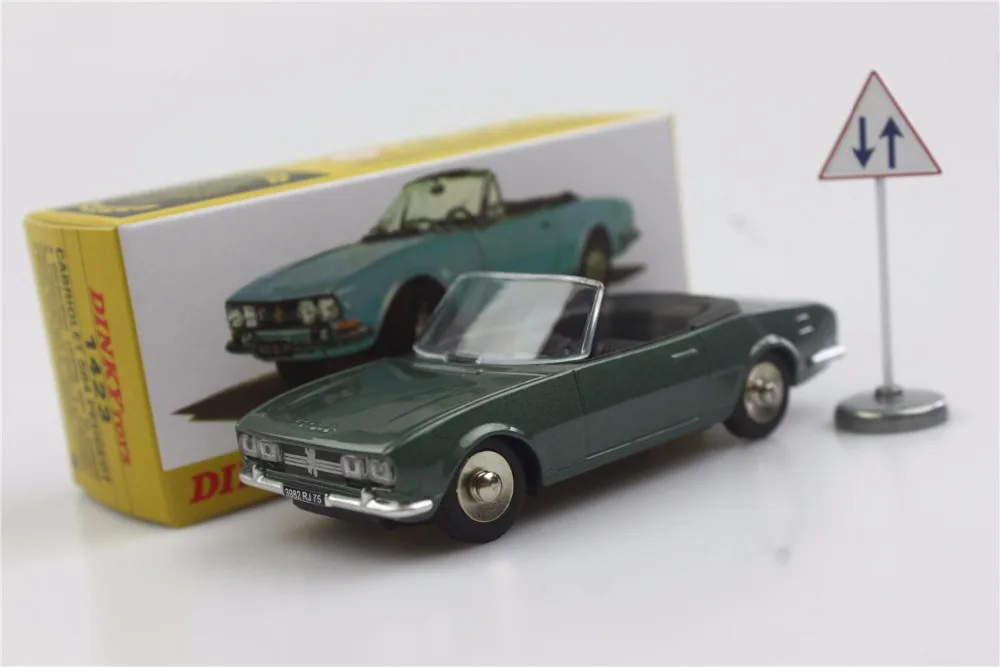 Игрушки Atlas Dinky 1:43 модель автомобиля кабристр 504 Peugeot из сплава Roadster | и хобби