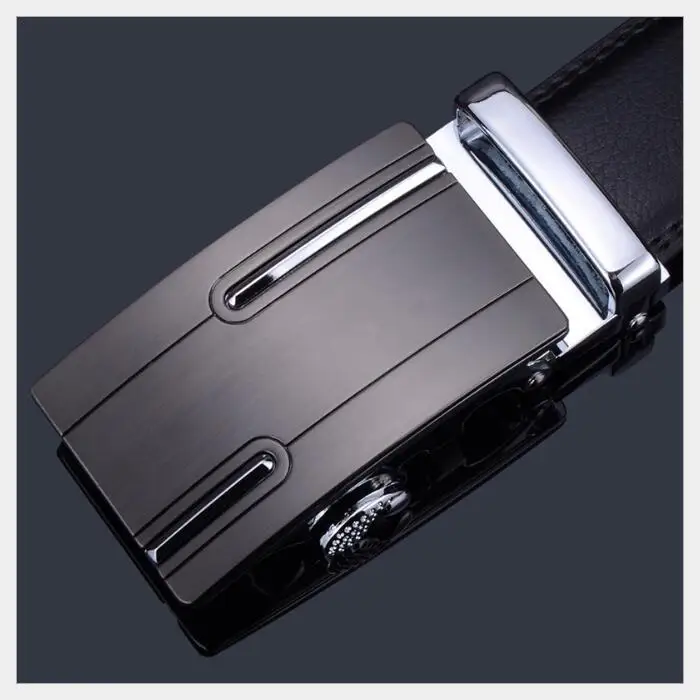 Ремень мужской из воловьей кожи с автоматической пряжкой длиной 130 140|automatic buckle|belt