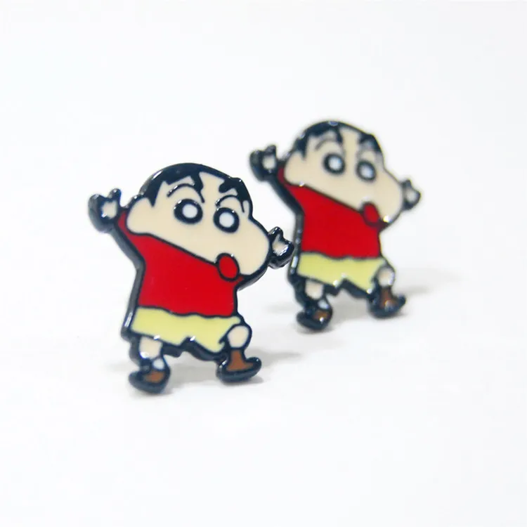 IVYYE Crayon Shin-chan Япония Мода Аниме Сережка с героями мультфильмов милые серьги-гвоздики с животными для женщин девочек детские ювелирные изделия Рождественский подарок