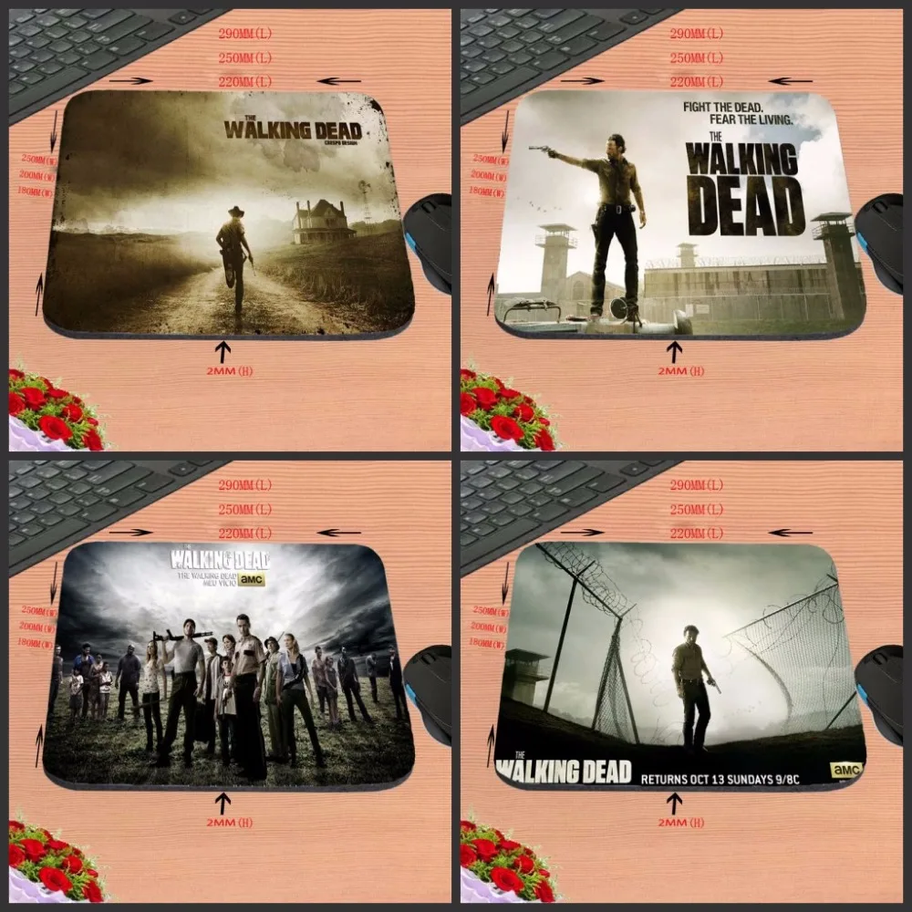 Роскошная печать 4 шт. Ходячие мертвецы не открывать его ноутбук Специальный