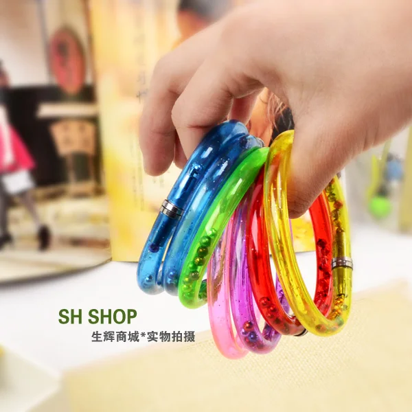 Gossip hot-selling stunning bracelet pen transparent tape color bead novelty pen