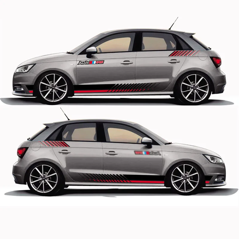 Автостайлинг TAIYAO Спортивная Автомобильная наклейка для Audi A1 30 TFSI Sportback S Line Mark