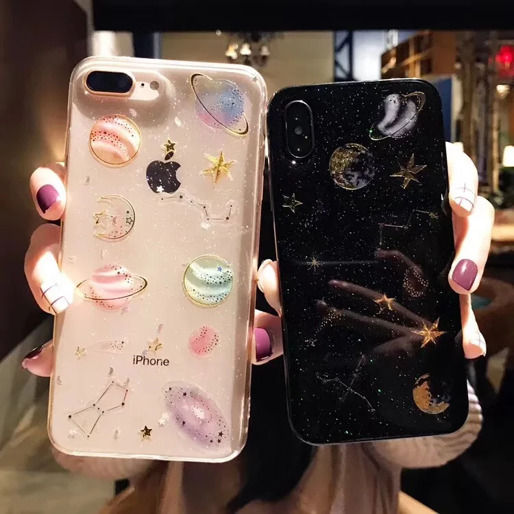 Лидер продаж-украшения Star Universe чехол для телефона iphone 8 Plus Мягкий ТПУ задняя