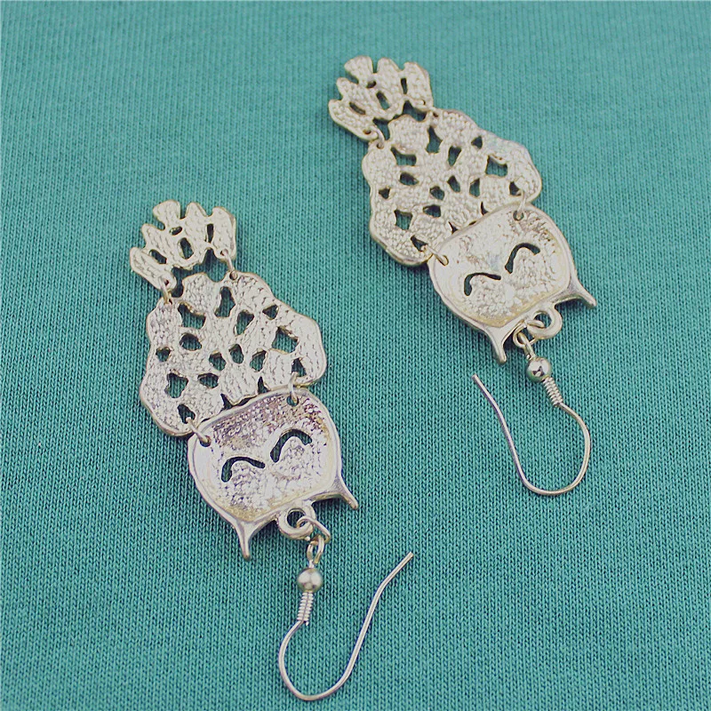 Модные женские украшения красивые серьги с подвеской в виде совы для девочек на