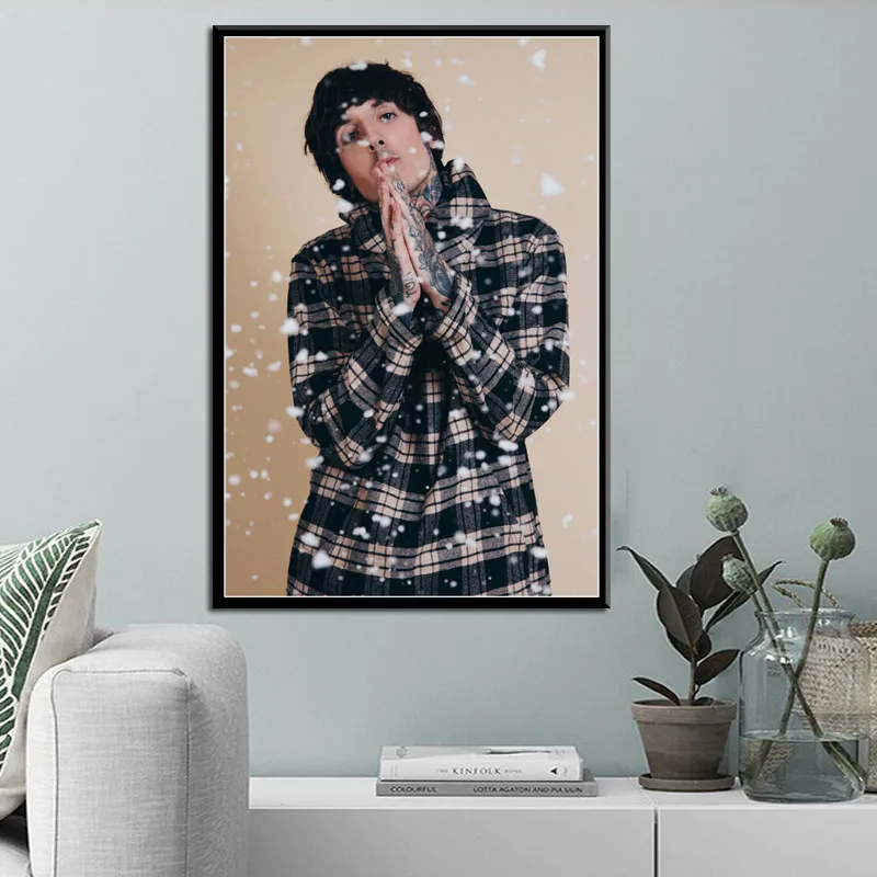 P609 Оливер Сикс Bring Me The Horizon музыкальный певец звезда рок Искусство Живопись