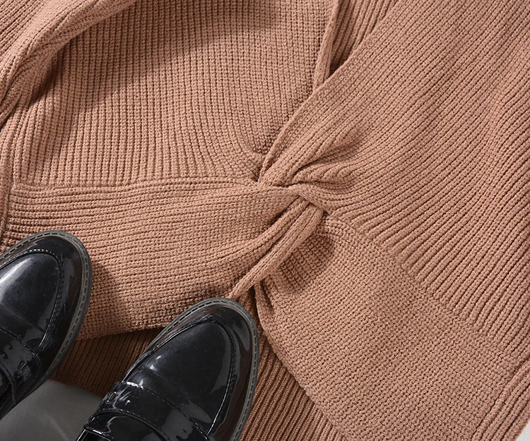 Весна 2019 новый свитер женский Осень сексуальный спинки крест пуловер Джемпер