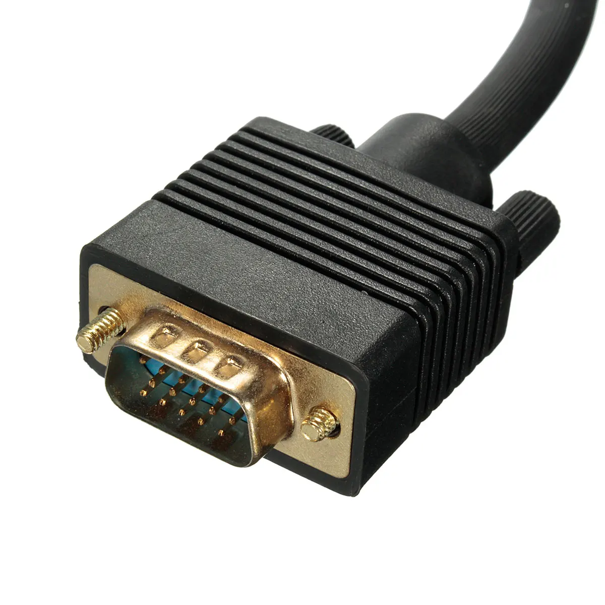 KROAK монитор VGA SVGA Y двойной сплиттер кабель 1 шт. к 2 экраны 1VGA к 2VGA Y сплиттер кабель
