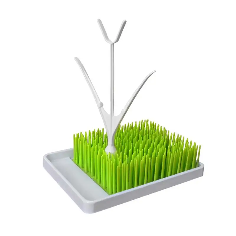 white Green Подставка для сушки детских бутылочек креативная полка для слива газонов бутылочка с соской Антибактериальная сушилка универсальная чашка держатель - Цвет: white Green