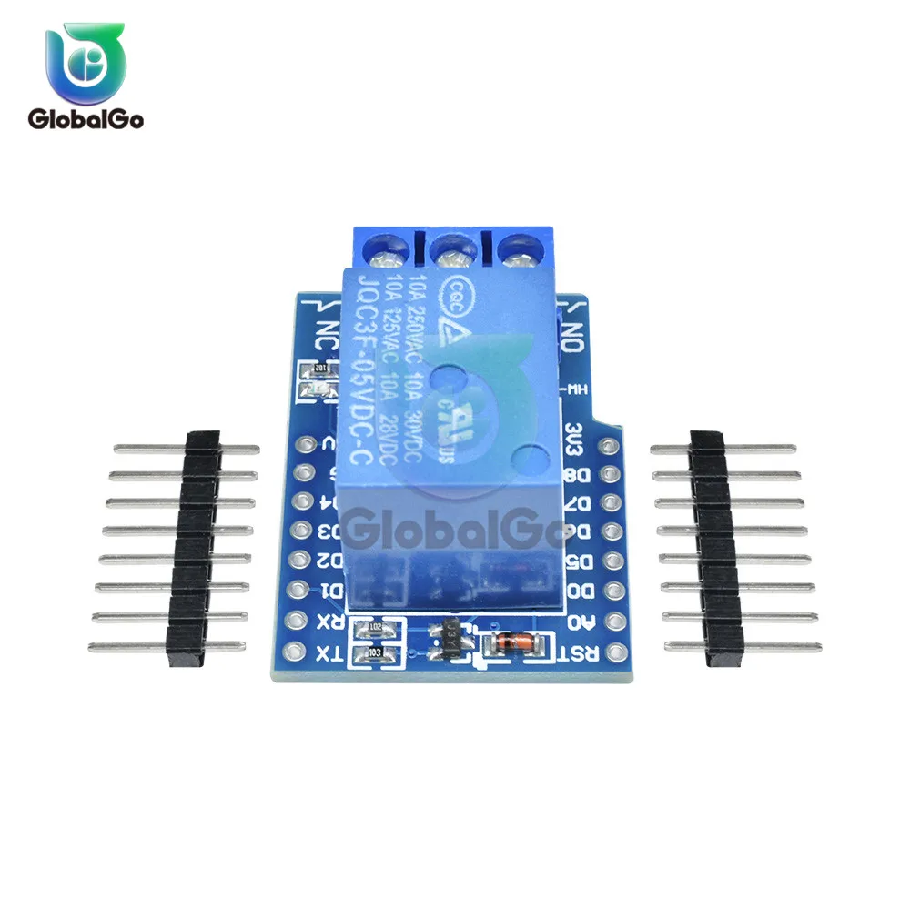 DC 5 в один канал для WeMos D1 Мини Релейный Щит для Arduino ESP8266 макетная плата модуль управления реле питания