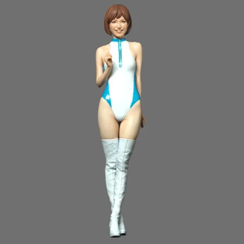 

1/24 Auto show model Reality Resin kit Figure GK Japanese human body Uncoated No colour