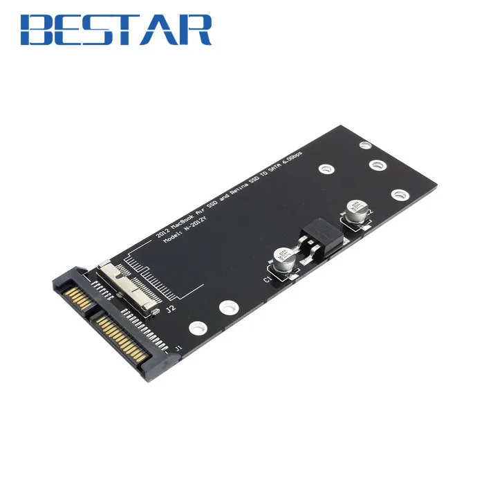 PCBA 17 + 7pin SSD HDD к SATA 22Pin жесткий диск картридж для Macbook Air Pro MD223 MD224 MD231 MD232 SSD|sata 22pin|sata