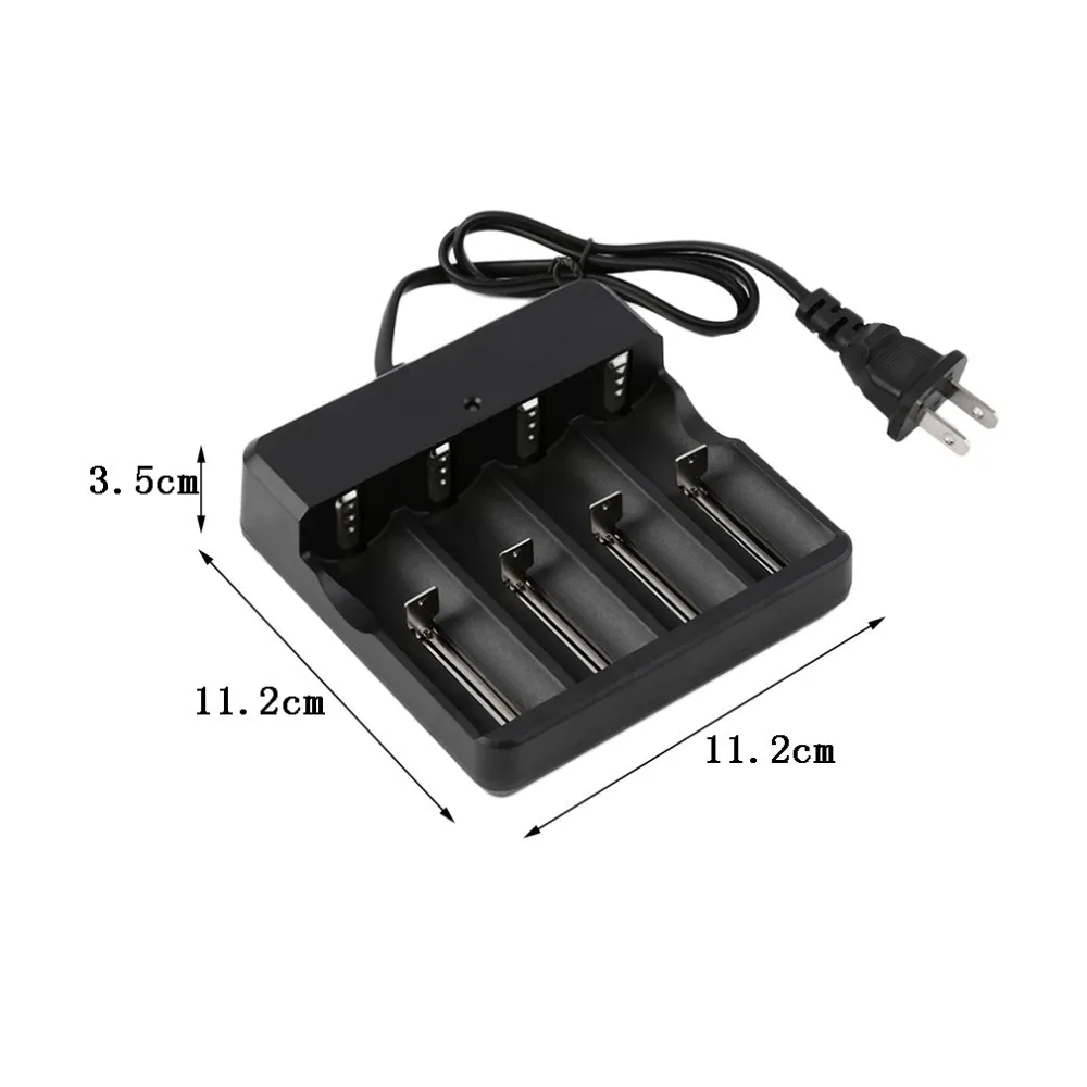GTF 4 шт 18650 3 7 V 9800 mAh литий ионный аккумулятор Перезаряжаемый + US зарядное