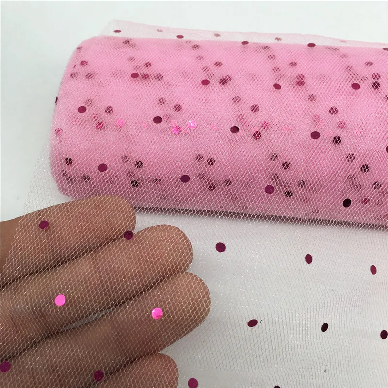 Glitter Sequins Tulle Roll 15cm 10Yards Fabric Spool Tutu Party Birthday Gift Wrap Wedding Decoration Christmas Event Supplies | Дом и сад