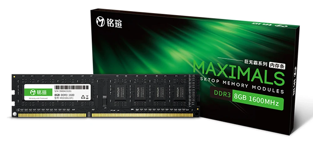 MAXSUN ram ddr3 8 Гб 1600 11-11-11-28 напряжение памяти 1,5 В Тип интерфейса 240pin Одиночная настольная память оперативная память ddr 3 1600 срок службы