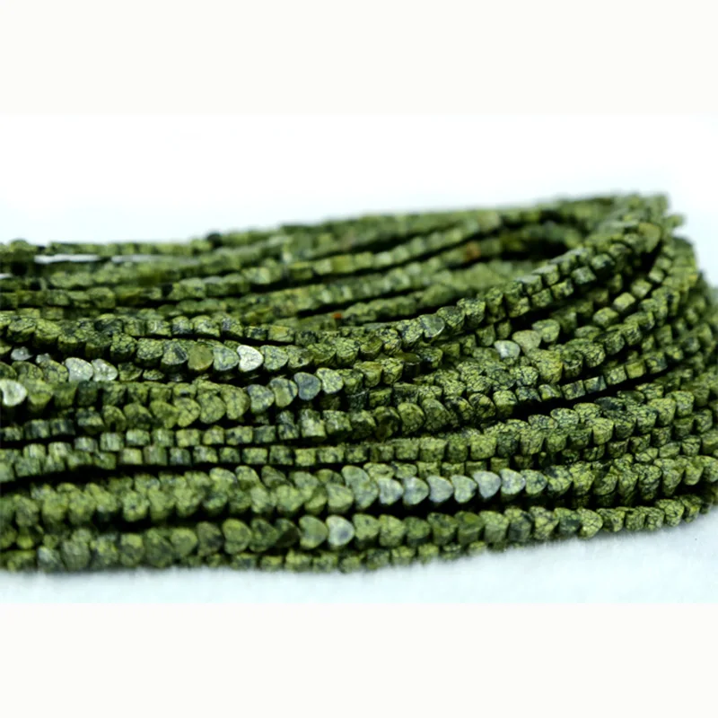 Оптовые Бусины из натурального камня натуральный зеленый серпантин плоские