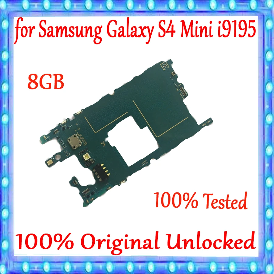 8 ГБ для оригинального Samsung Galaxy S4 Mini i9195 материнская плата телефона