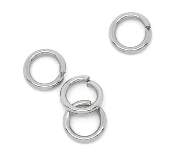 Worth Buying!50pcs solid sterling 925 Silver Jump rings 0.8*12mm silver 925 jewerly findings Open Ring