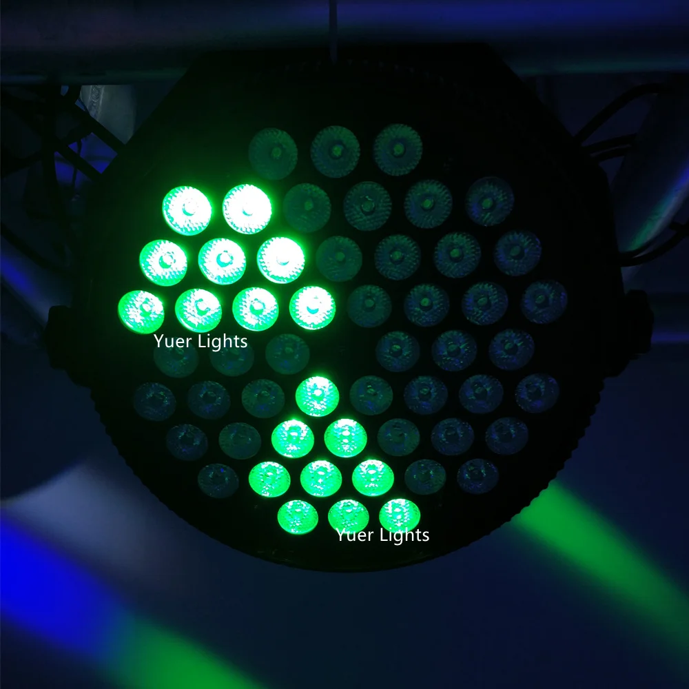 Высокое качество 54X 3W бесшумные Par огни RGB смешивание цветов Dj Вечерние огни для мытья сценического освещения KTV Disco DJ DMX512 управление
