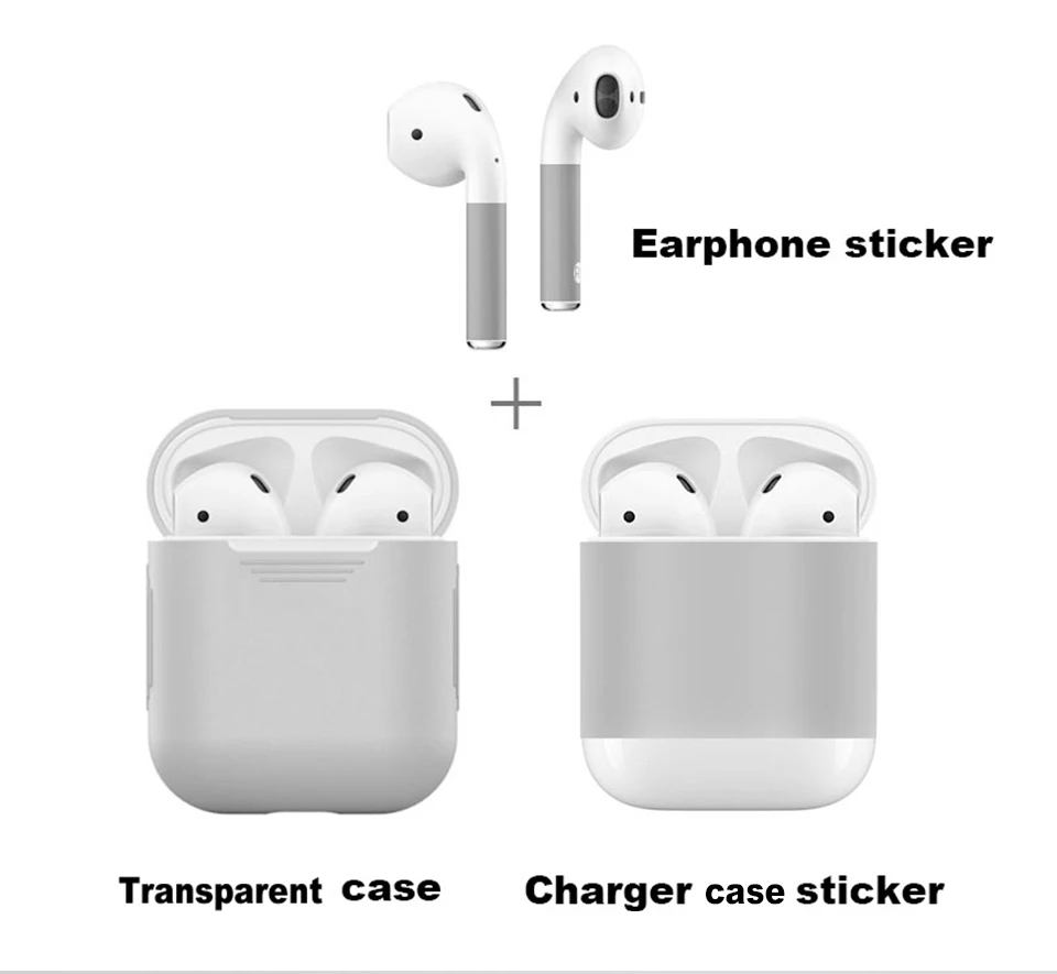 Крутая мультяшная наклейка для Apple, аксессуары для airpods, съемный чехол, анти-потеря, защитный силиконовый чехол, украшение для наушников